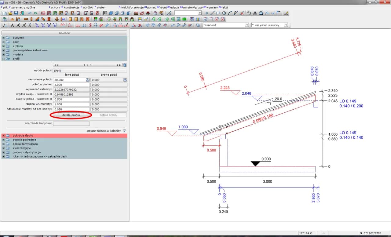 Jak długość okapu dachu w cm wpływa na komfort i koszty?