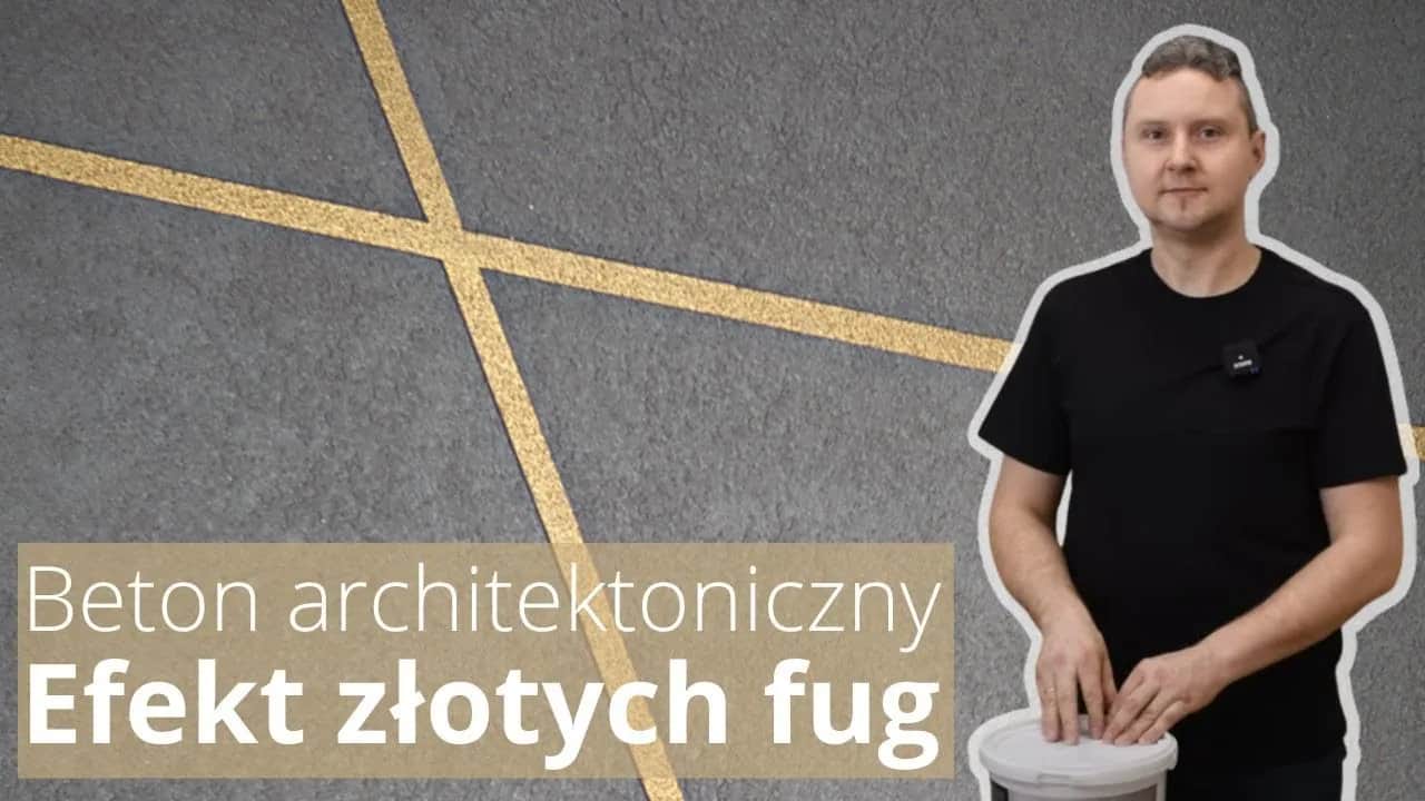 Jak zrobić beton ze złotymi paskami - krok po kroku do efektu wow