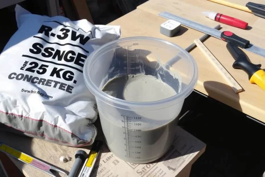 Ile betonu z worka 25kg? Sprawdź, ile naprawdę uzyskasz!