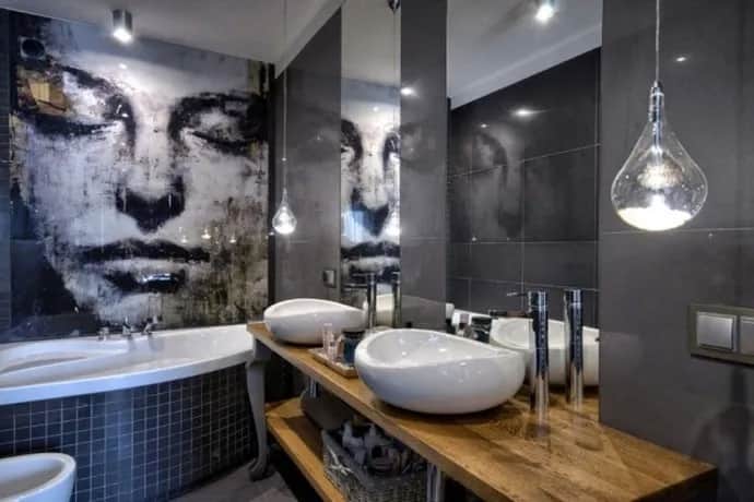 Alternatywy na ścianę do łazienki: piękne i odporne materiały